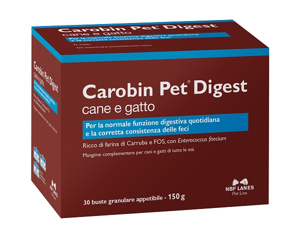 CAROBIN PET DIGEST GRANULARE 30 BUSTE DA 5 G - Farmacia De Pasquale