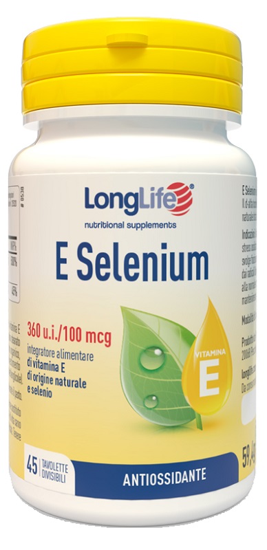 LONGLIFE E SELENIUM 45 TAVOLETTE - Farmacia De Pasquale