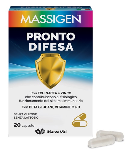 MASSIGEN PRONTO DIFESA 20 CAPSULE - Farmacia De Pasquale