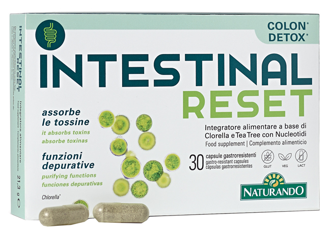 INTESTINAL RESET 30 CAPSULE - Farmacia De Pasquale