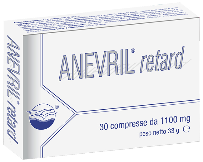 ANEVRIL RETARD 30 COMPRESSE - Farmacia De Pasquale