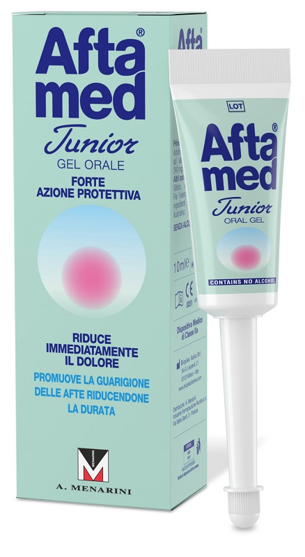 GEL AFTAMED JUNIOR ACIDO IALURONICO 10 ML - Farmacia De Pasquale