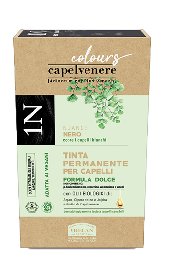 CAPELVENERE COLOURS TINTA CAPELLI 1N NERO - Farmacia De Pasquale