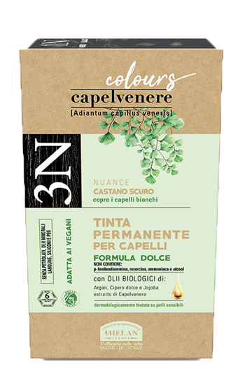 CAPELVENERE COLOURS TINTA CAPELLI 3N CASTANO SCURO - Farmacia De Pasquale