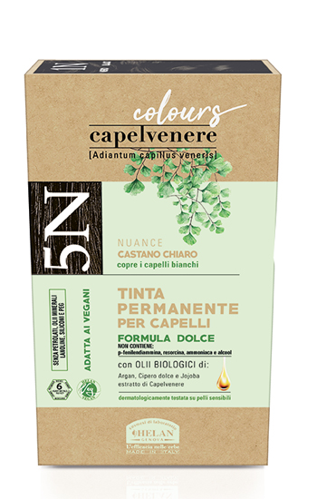 CAPELVENERE COLOURS TINTA CAPELLI 5N CASTANO CHIARO - Farmacia De Pasquale
