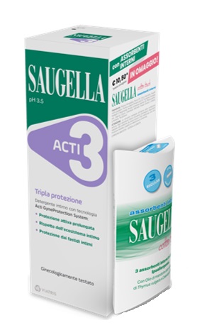 SAUGELLA ACTI3 250 ML + ASSORBENTI INTERNI OMAGGIO - Farmacia De Pasquale