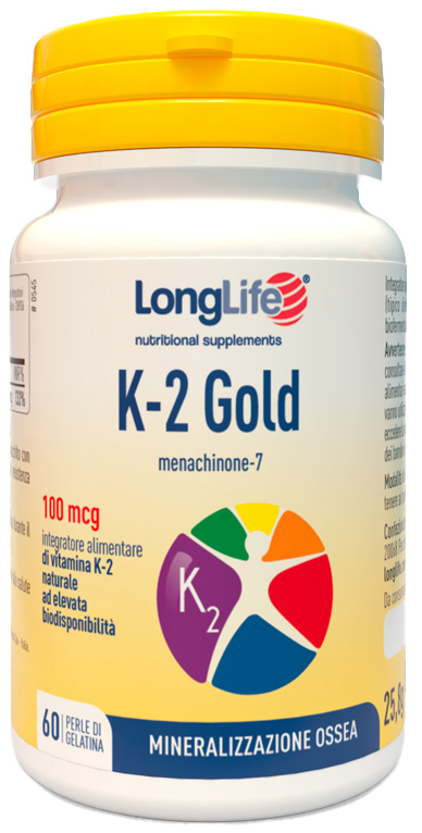 LONGLIFE K-2 GOLD 60 PERLE - Farmacia De Pasquale
