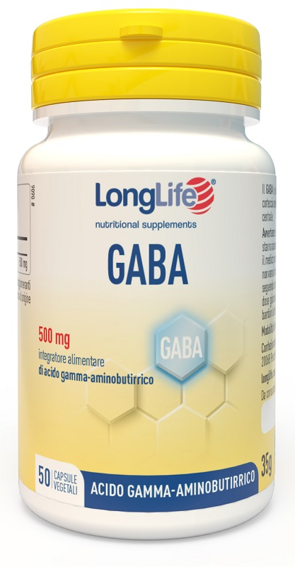 LONGLIFE GABA 500MG 50 CAPSULE - Farmacia De Pasquale