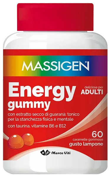 MASSIGEN ENERGY GUMMY 60 CARAMELLE - Farmacia De Pasquale