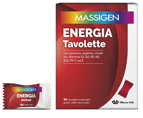 MASSIGEN ENERGIA 30 TAVOLETTE MASTICABILI - Farmacia De Pasquale