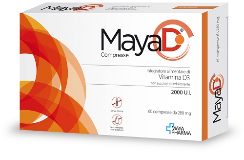 MAYA D 60 COMPRESSE MASTICABILI DA 280 MG - Farmacia De Pasquale
