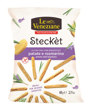 LE VENEZIANE STECKET PATATE ROSMARINO 60 G - Farmacia De Pasquale