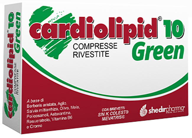 CARDIOLIPID 10 GREEN 30 COMPRESSE RIVESTITE - Farmacia De Pasquale
