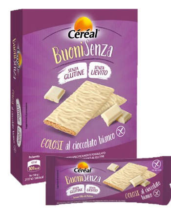 CEREAL BUONI SENZA GOLOSO CIOCCOLATO BIANCO 120 G - Farmacia De Pasquale