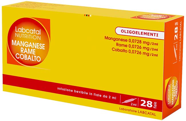 LABCATAL NUTRITION MANGANESE RAME E COBALTO 28 FIALE - Farmacia De Pasquale