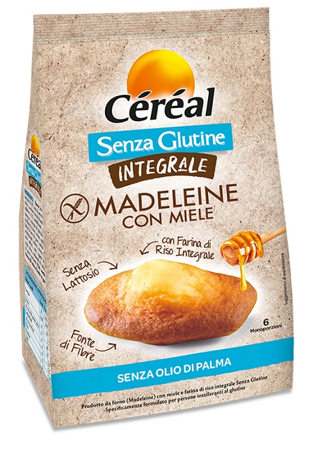 CEREAL SENZA GLUTINE INTEGRALE MADELEINE CON MIELE 170 G - Farmacia De Pasquale