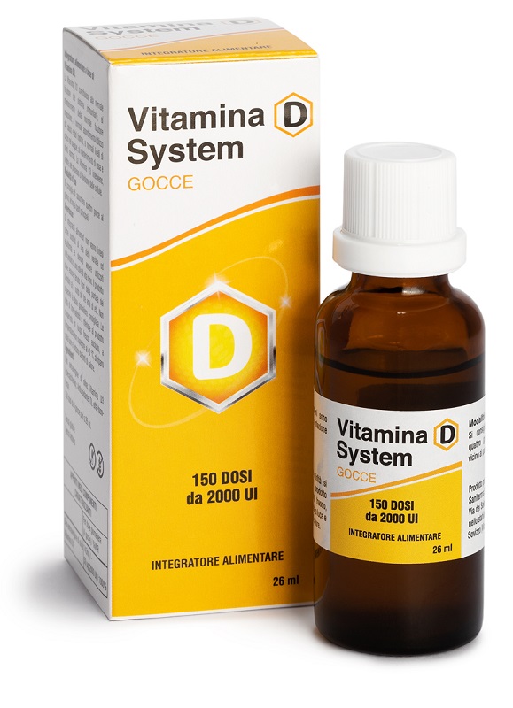 VITAMINA D SYSTEM GOCCE 150 DOSI DA 2000 UI 26 ML - Farmacia De Pasquale