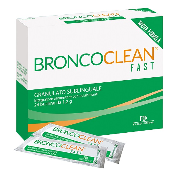 BRONCOCLEAN FAST GRANULATO SUBLINGUALE 24 BUSTINE - Farmacia De Pasquale