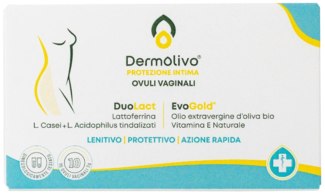 DERMOLIVO OVULI VAGINALI 10 PEZZI - Farmacia De Pasquale