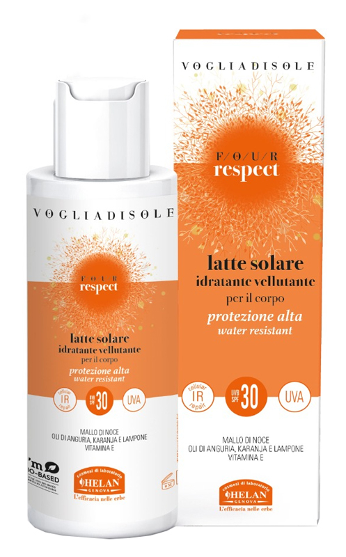 VOGLIADISOLE RESPECT LATTE SOLARE SPF30 150 ML - Farmacia De Pasquale