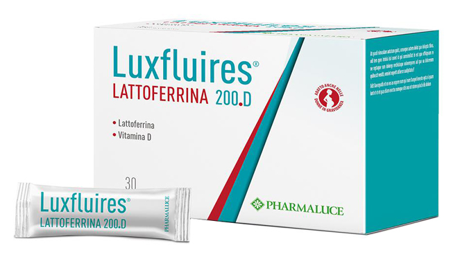 LUXFLUIRES LATTOFERRINA 200D 30 STICK - Farmacia De Pasquale