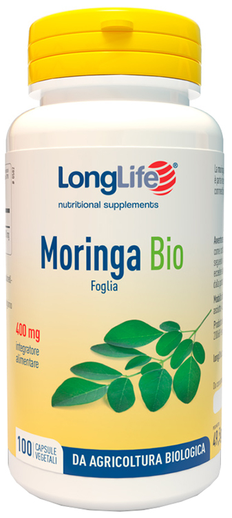 LONGLIFE MORINGA BIO 100 CAPSULE VEGETALI - Farmacia De Pasquale