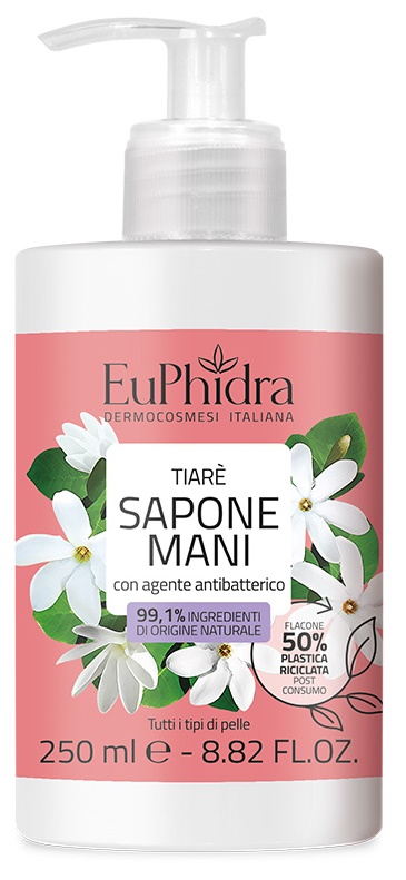 EUPHIDRA SAPONE LIQUIDO TIARE' 250 ML - Farmacia De Pasquale
