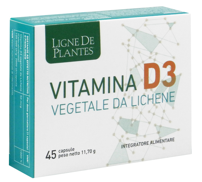 LIGNE DE PLANTES VITAMINA D3 VEGETALE 45 CAPSULE - Farmacia De Pasquale