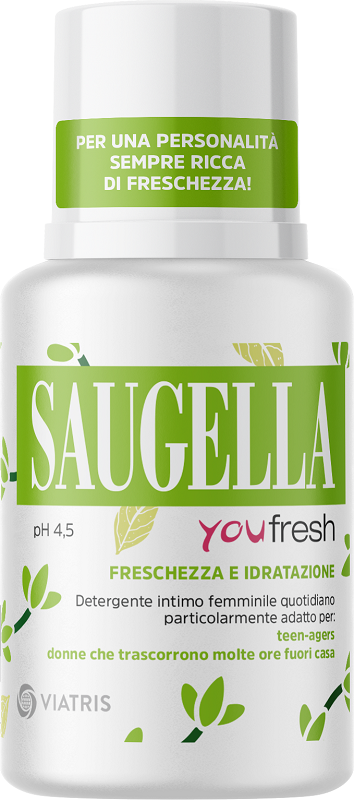 SAUGELLA YOU FRESH PH 4,5 FRESCHEZZA E IDRATAZIONE DETERGENTE INTIMO 100 ML - Farmacia De Pasquale