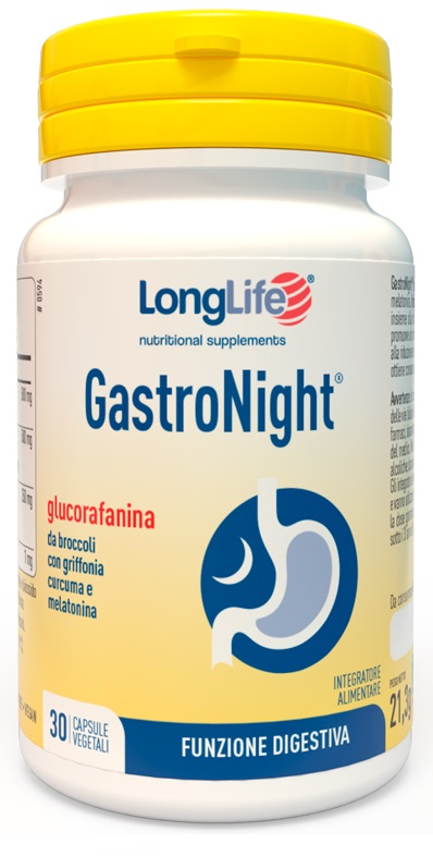 LONGLIFE GASTRONIGHT 30 CAPSULE VEGETALI - Farmacia De Pasquale