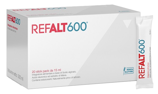 REFALT 600 20 STICK PACK X 15 ML - Farmacia De Pasquale