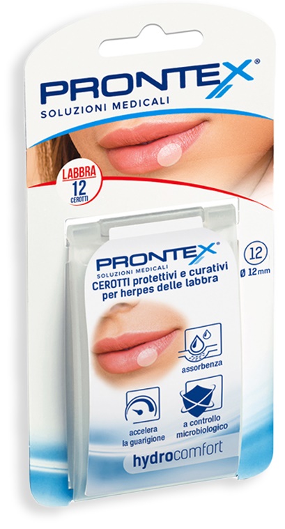 PRONTEX HYDROCOMFORT HERPES 12 PEZZI - Farmacia De Pasquale
