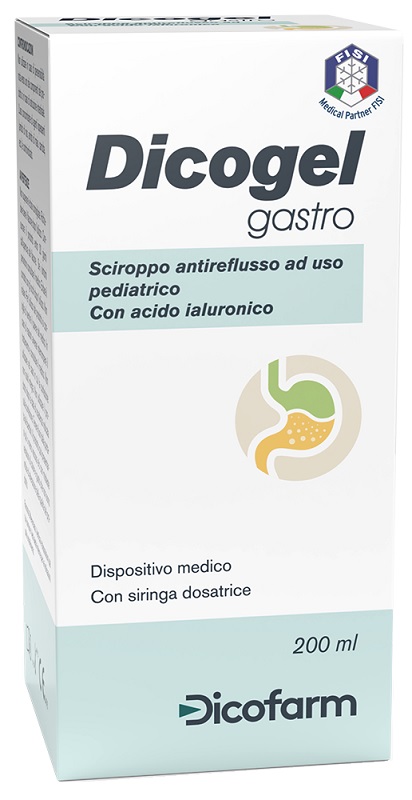 SCIROPPO ANTIREFLUSSO PEDIATRICO DICOGEL GASTRO 200 ML - Farmacia De Pasquale