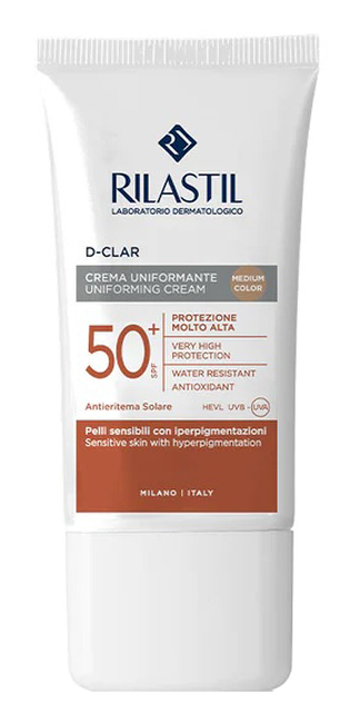RILASTIL SUN SYSTEM D-CLAR MEDIUM SPF50+ 40 ML - Farmacia De Pasquale