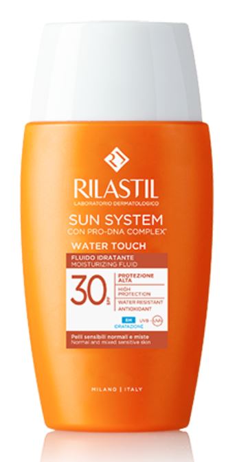 RILASTIL SUN SYSTEM WATER TOUCH FLUIDO SPF30 50 ML - Farmacia De Pasquale