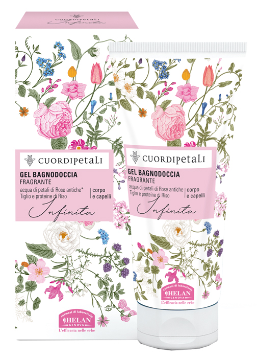 CUOR DI PETALI INFINITA GEL BAGNO DOCCIA FRAGRANTE 200 ML - Farmacia De Pasquale