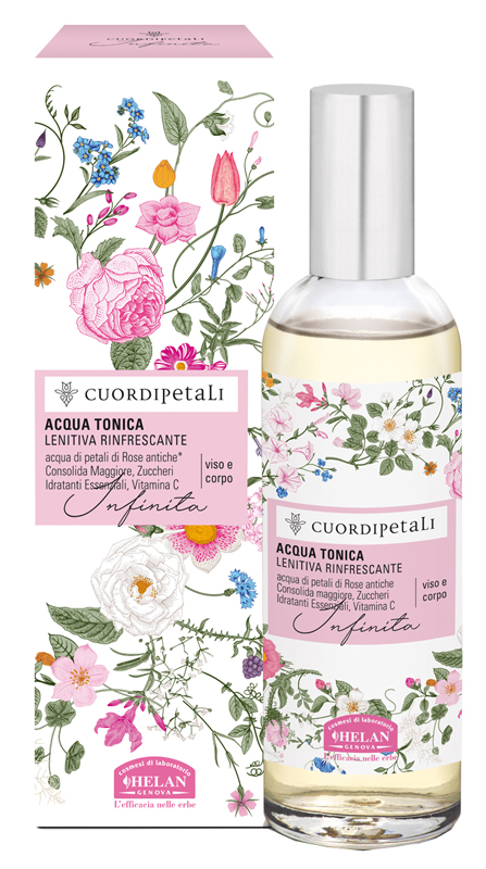 CUOR DI PETALI INFINITA ACQUA TONICA LENITIVA RINFRESCANTE 100 ML - Farmacia De Pasquale
