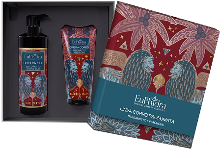 EUPHIDRA COFANETTO BERGAMOTTO & PATCHOULI 1 DOCCIA GEL 400 ML + 1 CREMA CORPO 200 ML - Farmacia De Pasquale