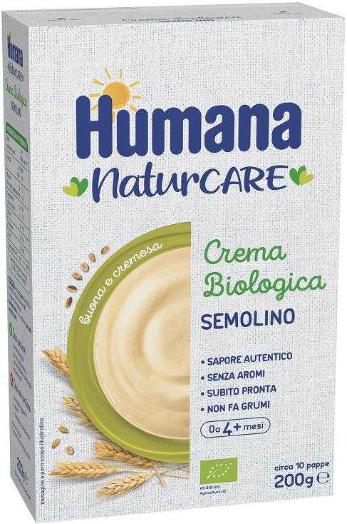 HUMANA CREMA BIOLOGICA SEMOLINO 200 G - Farmacia De Pasquale