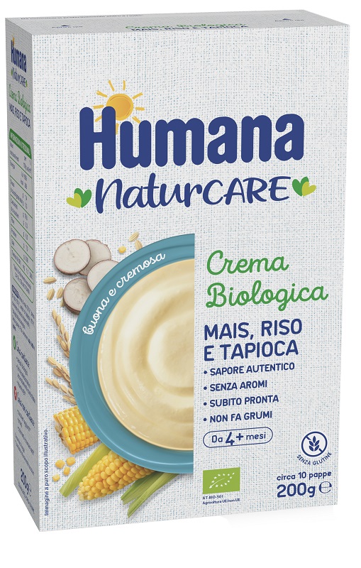 HUMANA CREMA MAIS RISO TAPIOCA BIO 200 G - Farmacia De Pasquale