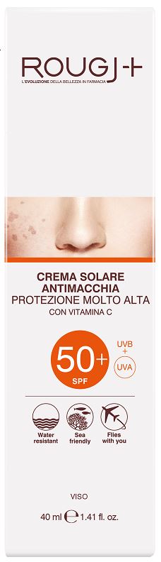 ROUGJ SOLARE SPF50+ VISO ANTIMACCHIA VITAMINA C 40 ML - Farmacia De Pasquale