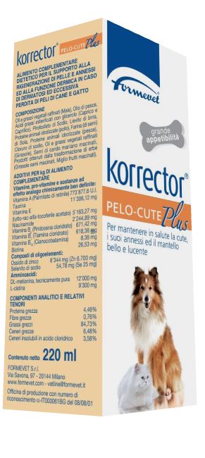 KORRECTOR PELO CUTE PLUS 220 ML - Farmacia De Pasquale