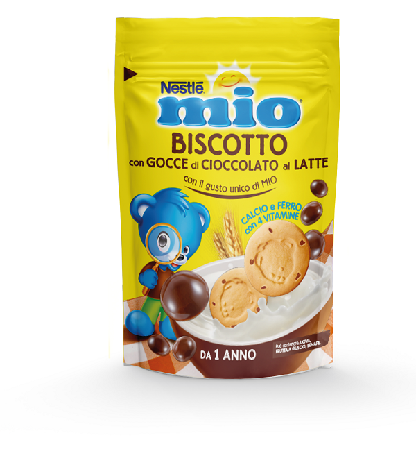 MIO BISCOTTO GOCCE CIOCCOLATO AL LATTE 150 G - Farmacia De Pasquale