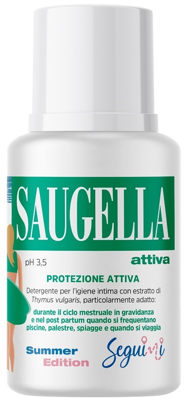 SAUGELLA ATTIVA PH 3,5 PROTEZIONE ATTIVA DETERGENTE IGIENE INTIMA 100 ML - Farmacia De Pasquale
