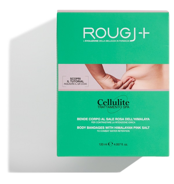ROUGJ CELLULITE TRATTAMENTO SPA BENDE CORPO AL SALE ROSA DELL'HIMALAYA 2 PEZZI 120 ML - Farmacia De Pasquale