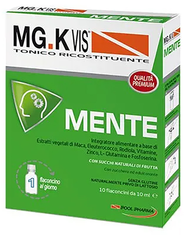 MGK VIS TONICO RICOSTITUENTE MENTE 10 FLACONCINI DA 10 ML - Farmacia De Pasquale