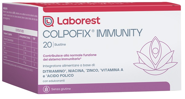 COLPOFIX IMMUNITY 20 BUSTINE SENZA GLUTINE CON EDULCORANTI - Farmacia De Pasquale