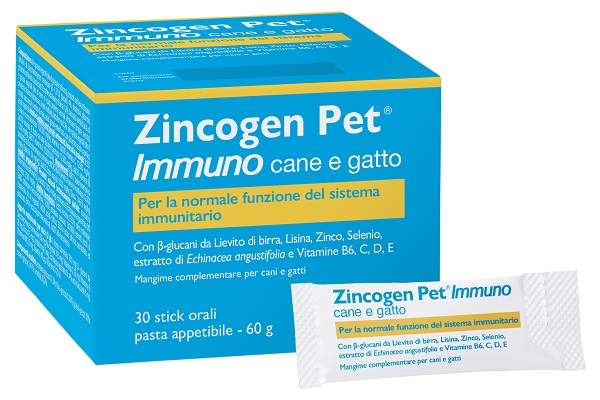 ZINCOGEN PET IMMUNO PASTA 30 STICK - Farmacia De Pasquale