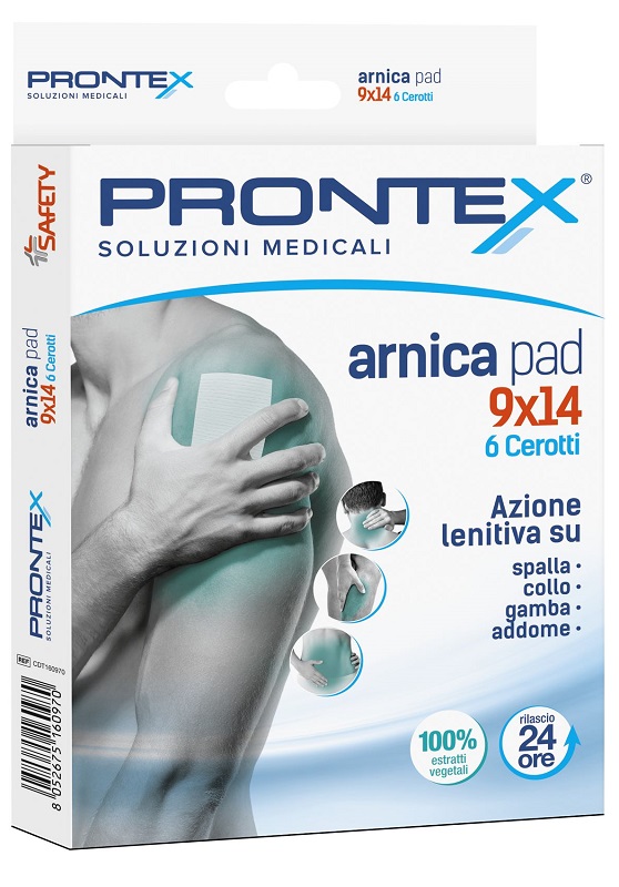 CEROTTO PRONTEX ARNICA PAD 9 X 14 6 PEZZI - Farmacia De Pasquale