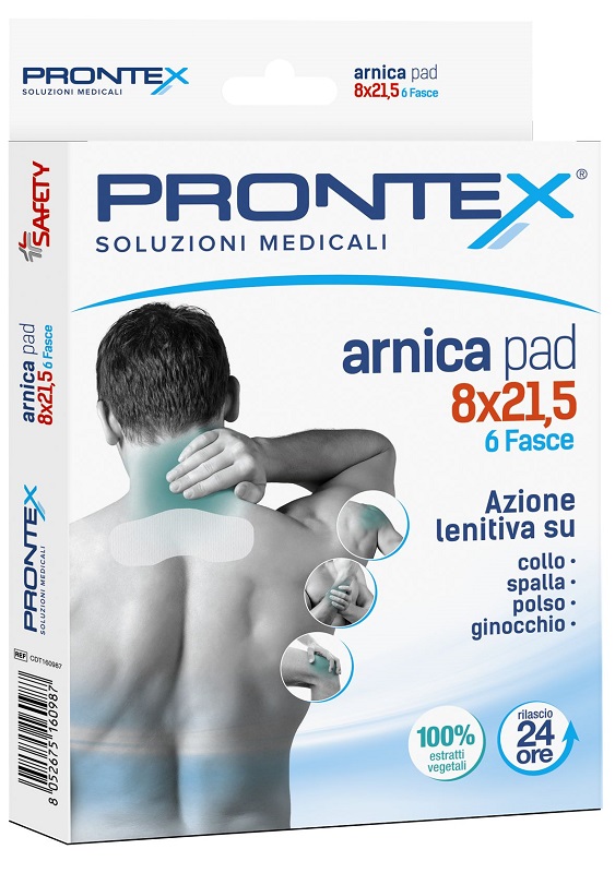 FASCIA PRONTEX ARNICA PAD 8 X 21 ,5 6 PEZZI - Farmacia De Pasquale